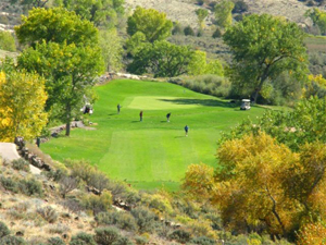 Book a tee time at Cedaredge golf course to enjoy this amazing view!