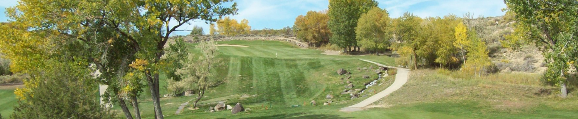 view of the course green